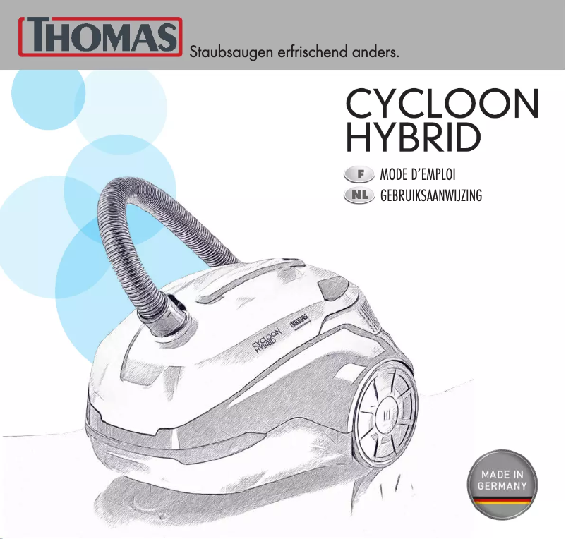 Page n°1 - Manuel utilisateur Thomas Cycloon Hybrid Pet & Friends
