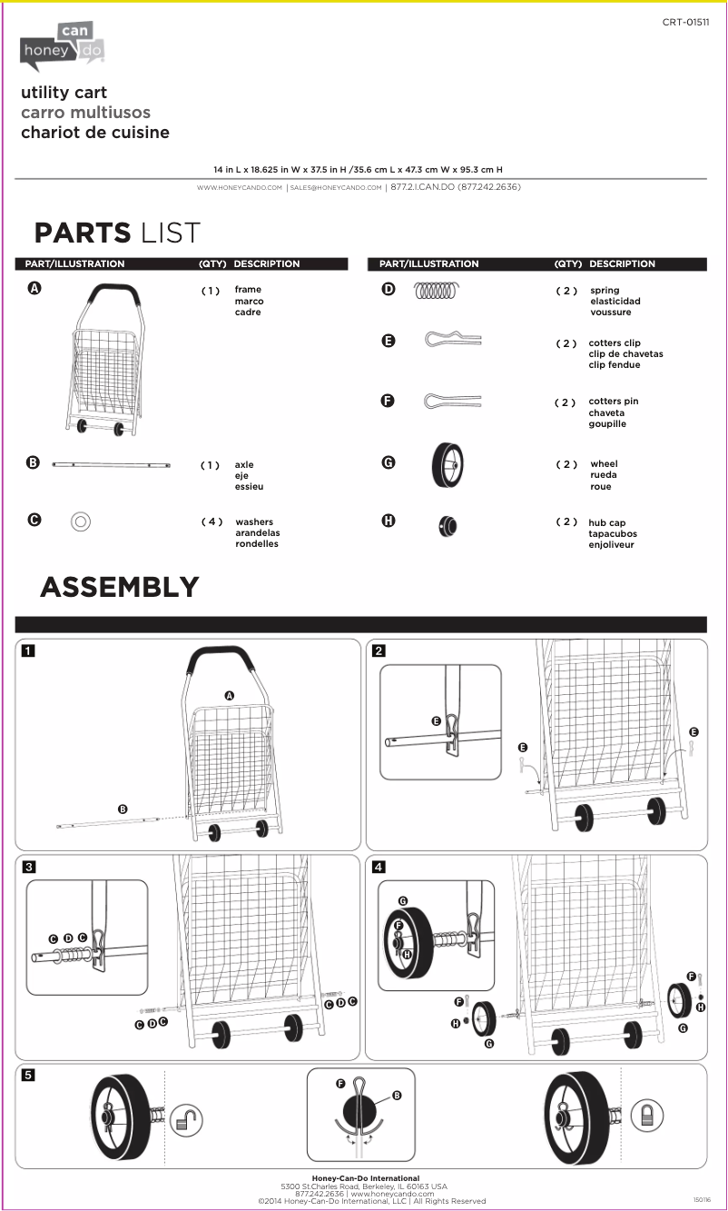 Image de la première page du manuel de l'appareil CRT-01511