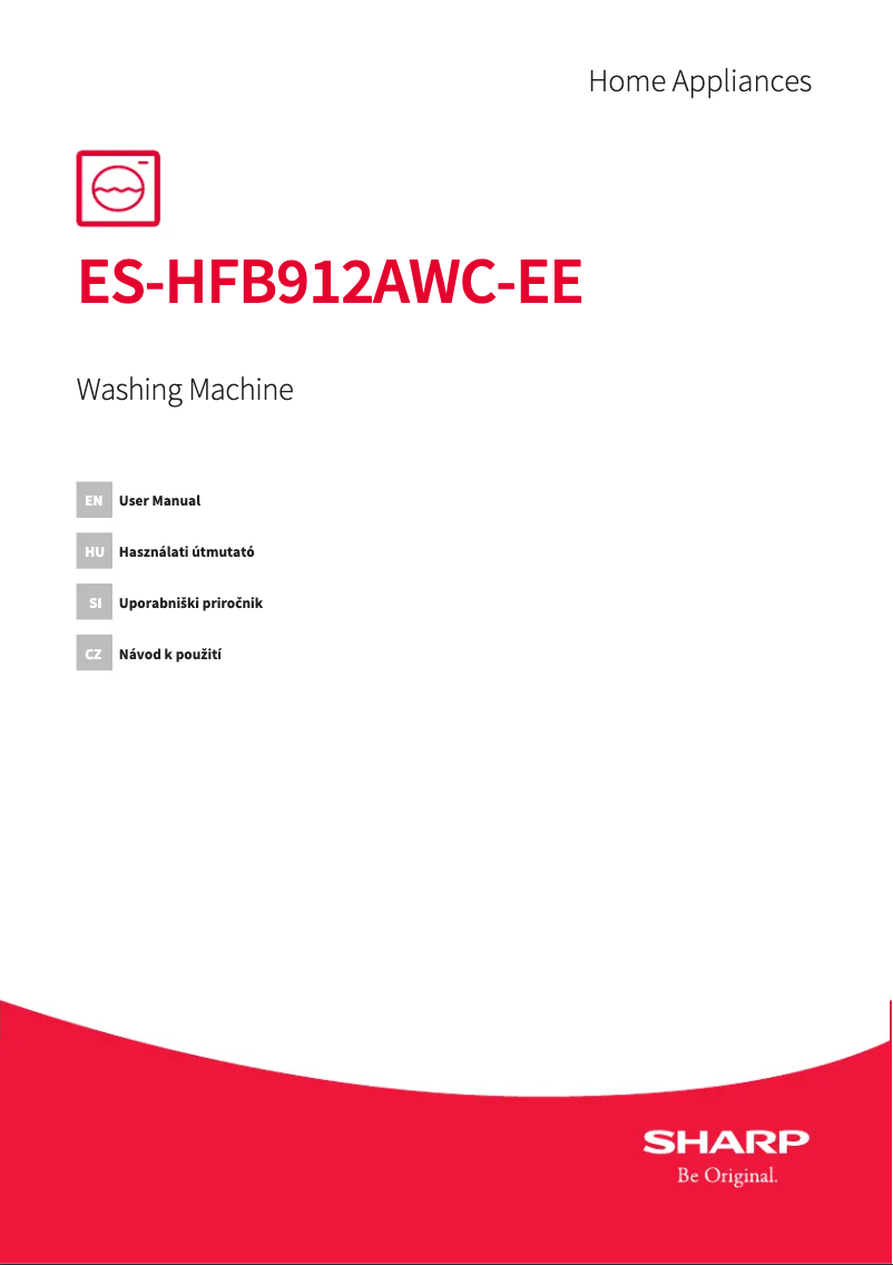 Page n°1 - Manuel utilisateur Sharp ES-HFB912AWC-EE