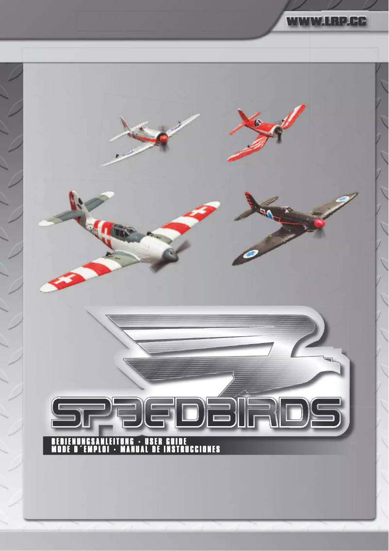 Imagen de la primera página del manual del dispositivo F-600 Sea Fury Speedbird ARF