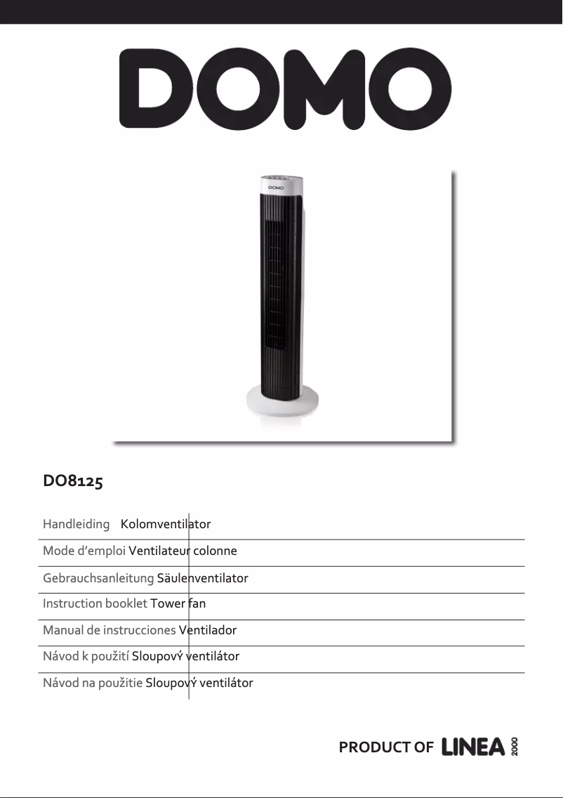 Page 1 de la notice Manuel utilisateur Domo DO8125