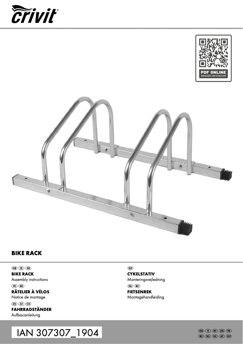 Imagen de la primera página del manual del dispositivo IAN 307307