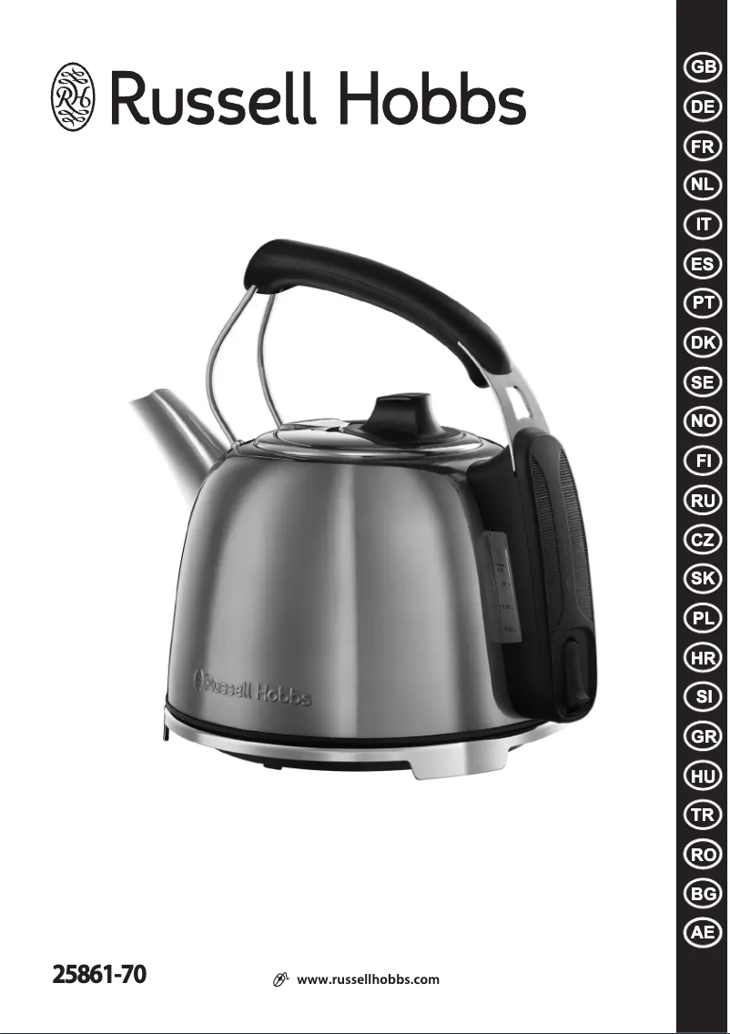 Page 1 de la notice Manuel utilisateur Russell Hobbs 25861-70