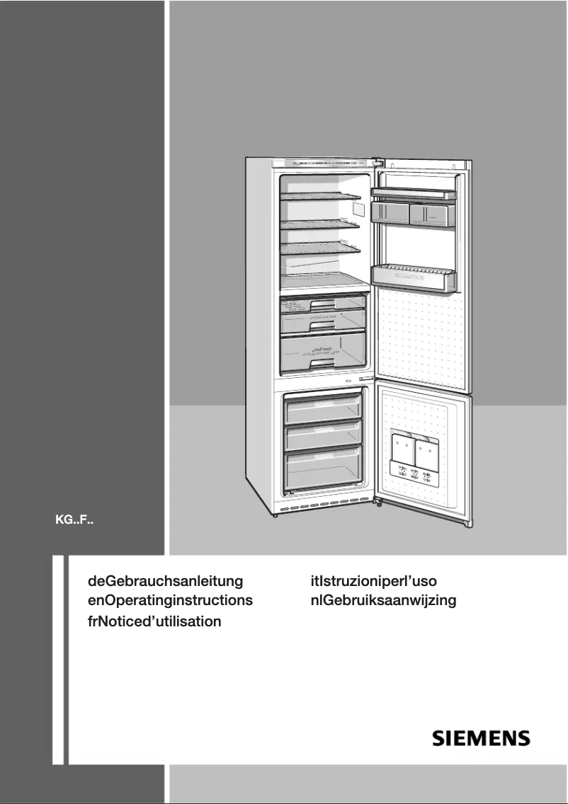 Image de la première page du manuel de l'appareil KG39FP96