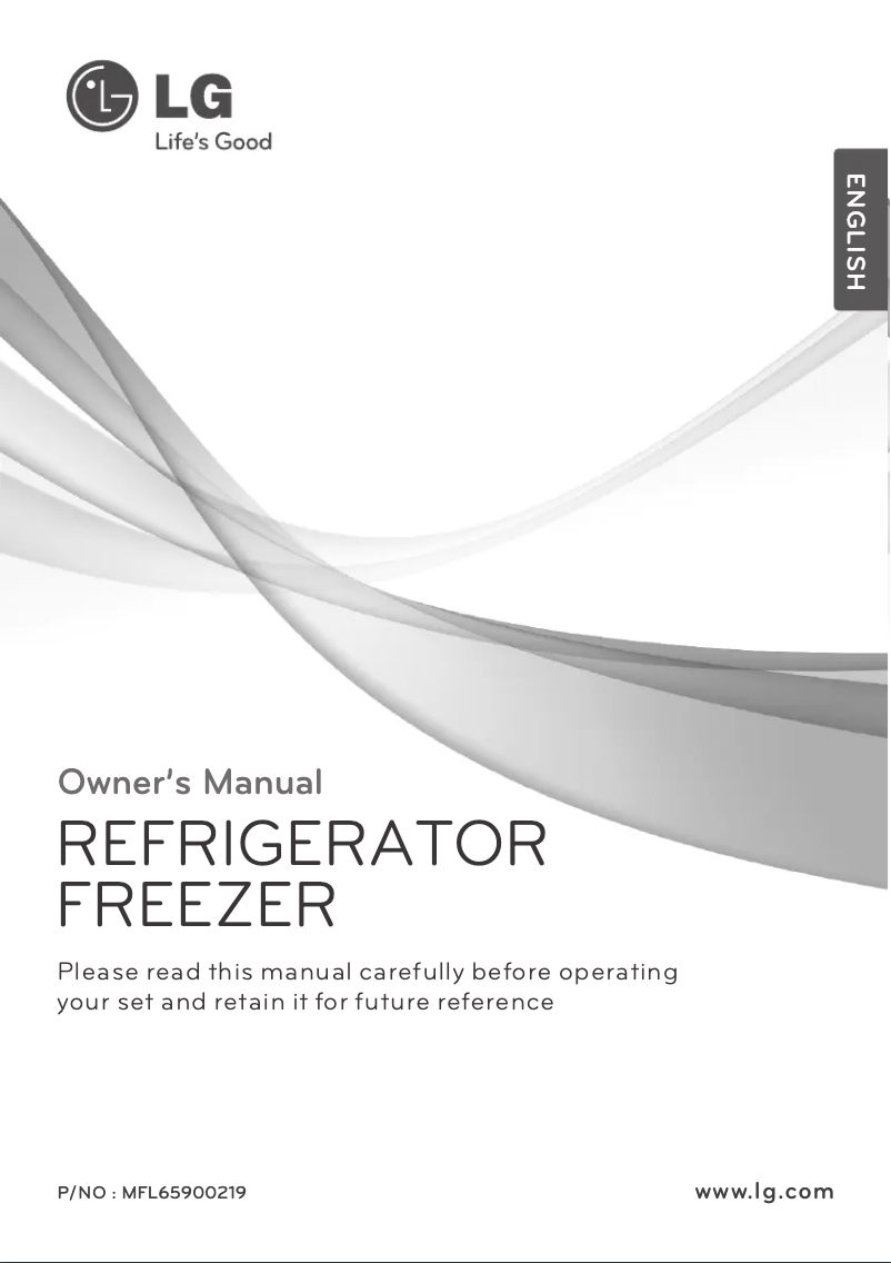 Page 1 de la notice Manuel utilisateur LG GN-V292RC