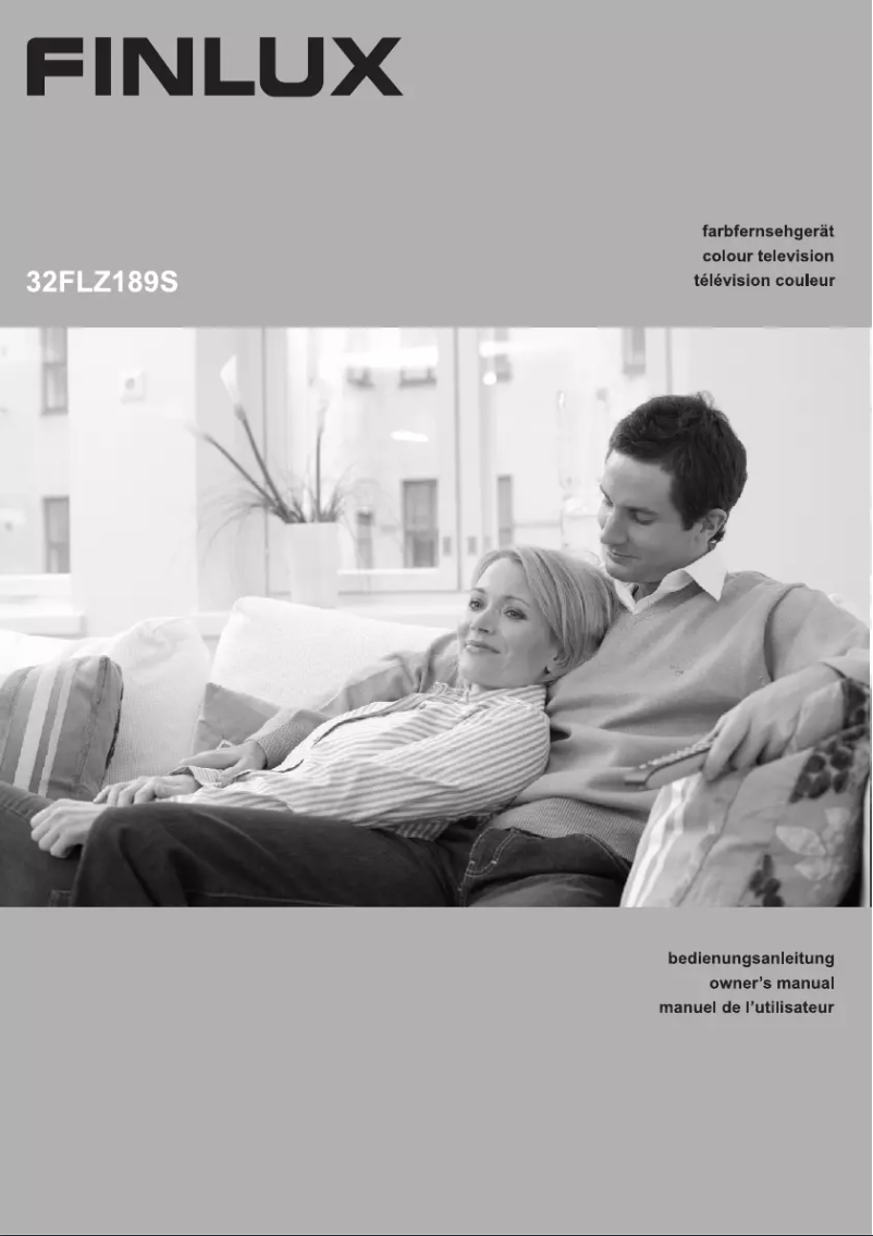 Page n°1 - Manuel utilisateur Finlux 32FLZ189S