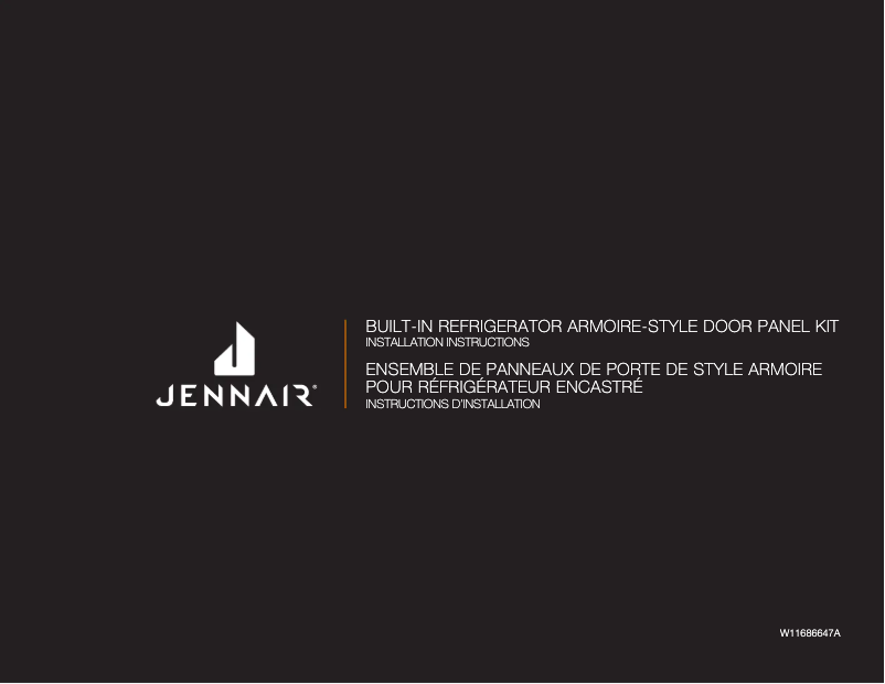 Page n°1 - Manuel utilisateur JennAir W10663564