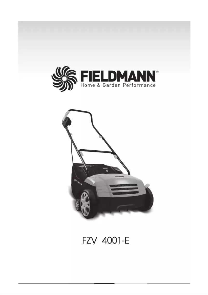 Page 1 de la notice Manuel utilisateur Fieldmann FZV 4001-E