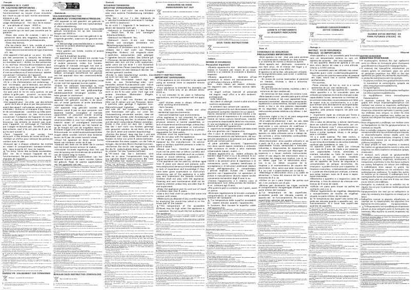 Page 1 de la notice Instructions / montage Tefal Express TT410D