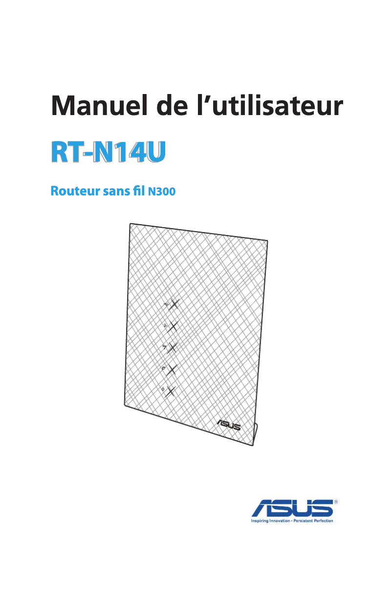 Page 1 de la notice Manuel utilisateur Asus RT-N14U
