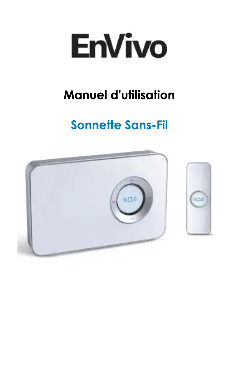 Page 1 de la notice Manuel utilisateur Envivo 1352