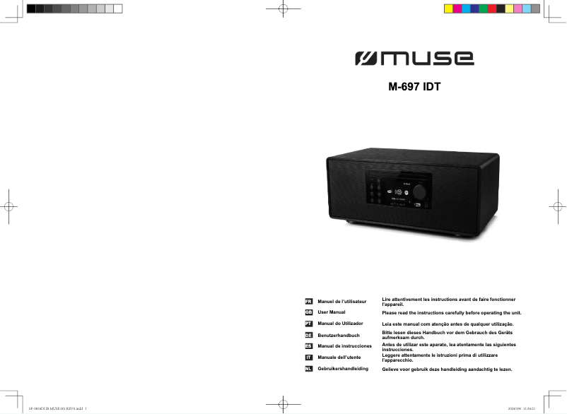 Image de la première page du manuel de l'appareil M-697 IDT