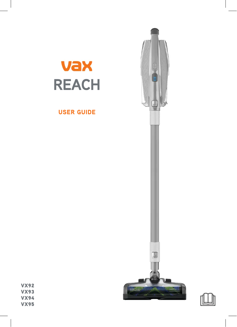 Image de la première page du manuel de l'appareil Reach VX92