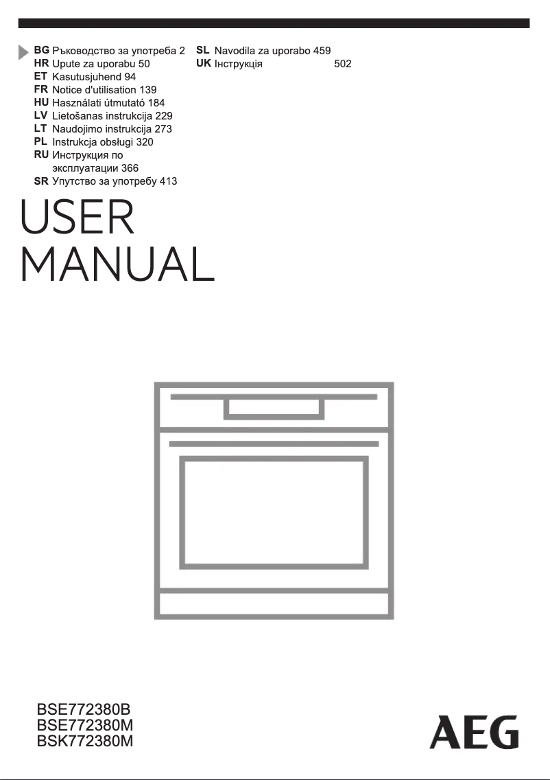 Page n°1 - Manuel utilisateur Electrolux BSE772380B