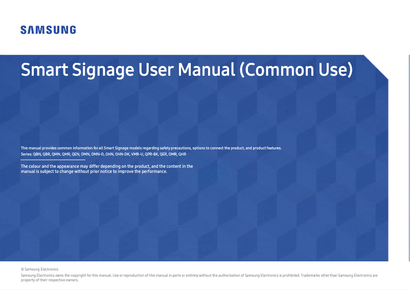 Image de la première page du manuel de l'appareil LH13QBRTMGCXZA