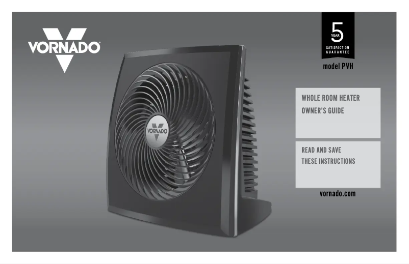 Página 1 del manual Manual de usuario Vornado PVH