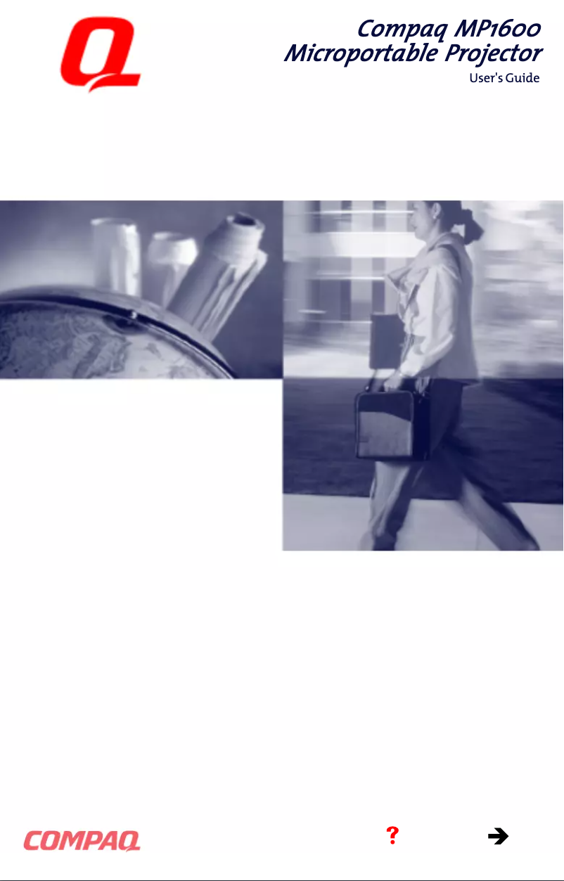 Page 1 de la notice Manuel utilisateur Compaq MP1600
