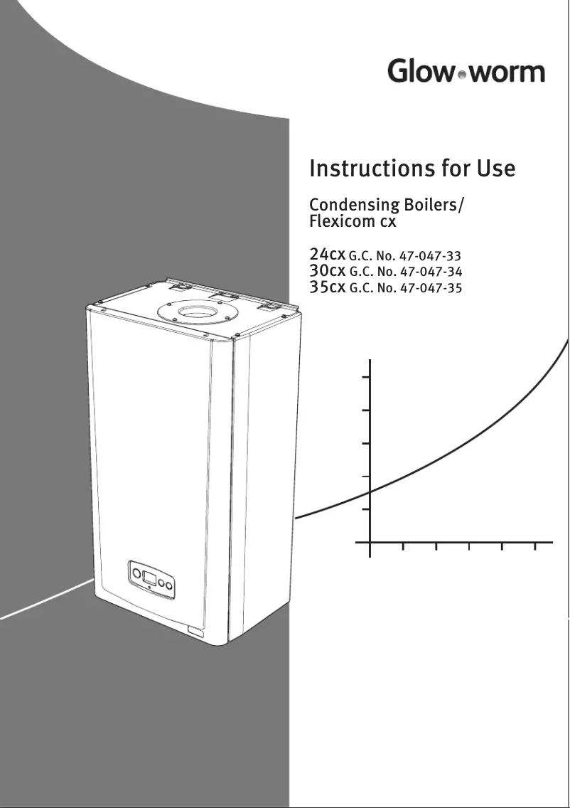 Page 1 de la notice Manuel utilisateur Glow-worm Flexicom 24cx