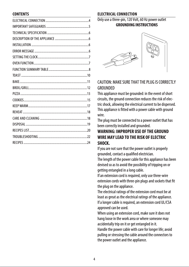 Page 1 de la notice Manuel utilisateur DeLonghi Livenza Digital Compact EO141040S