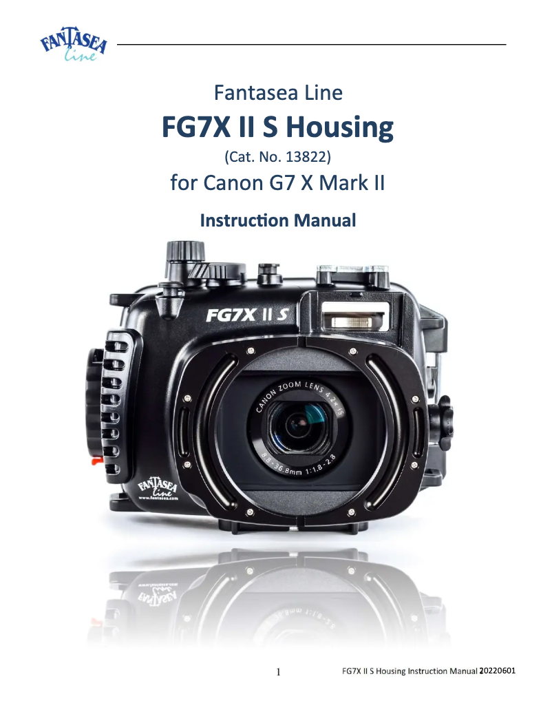 Page 1 de la notice Manuel utilisateur Fantasea Line FG7X II S