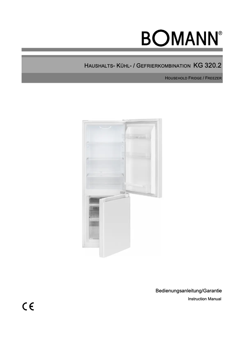 Image de la première page du manuel de l'appareil KG 320.2