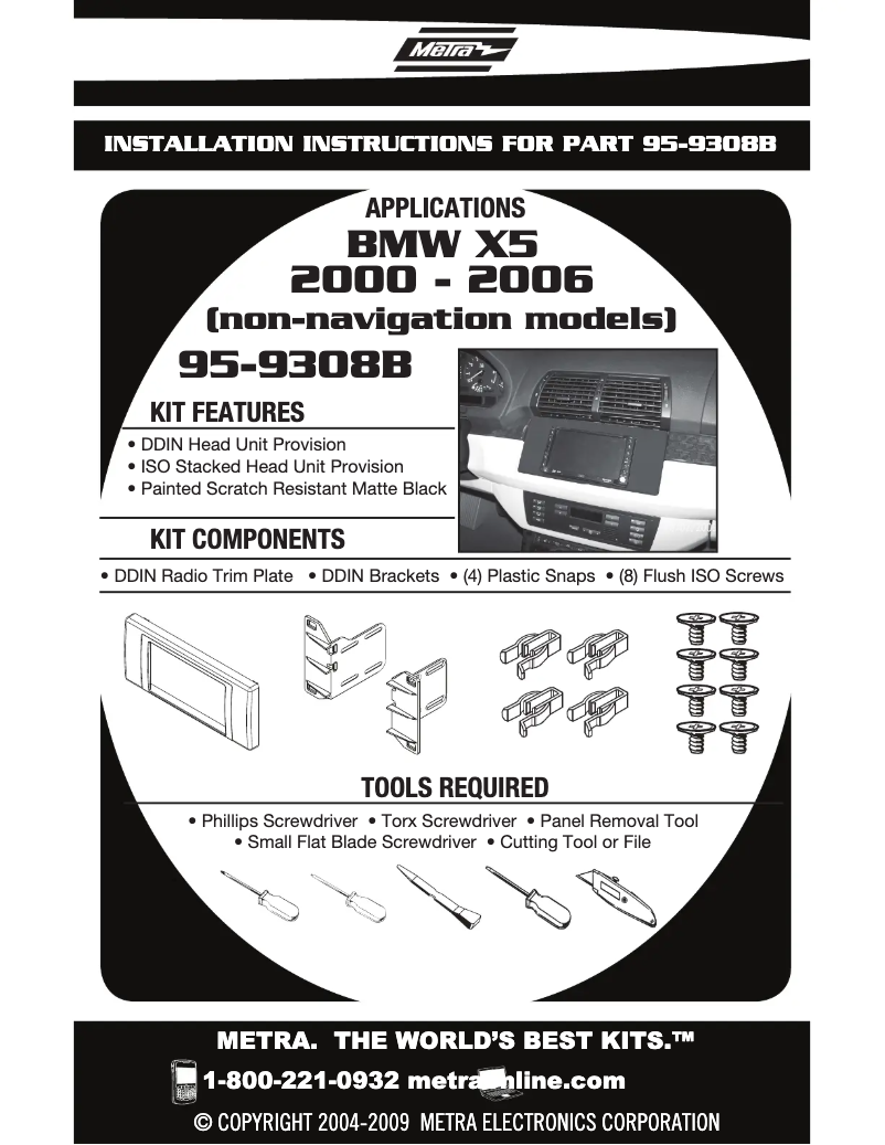 Image de la première page du manuel de l'appareil 95-9308B