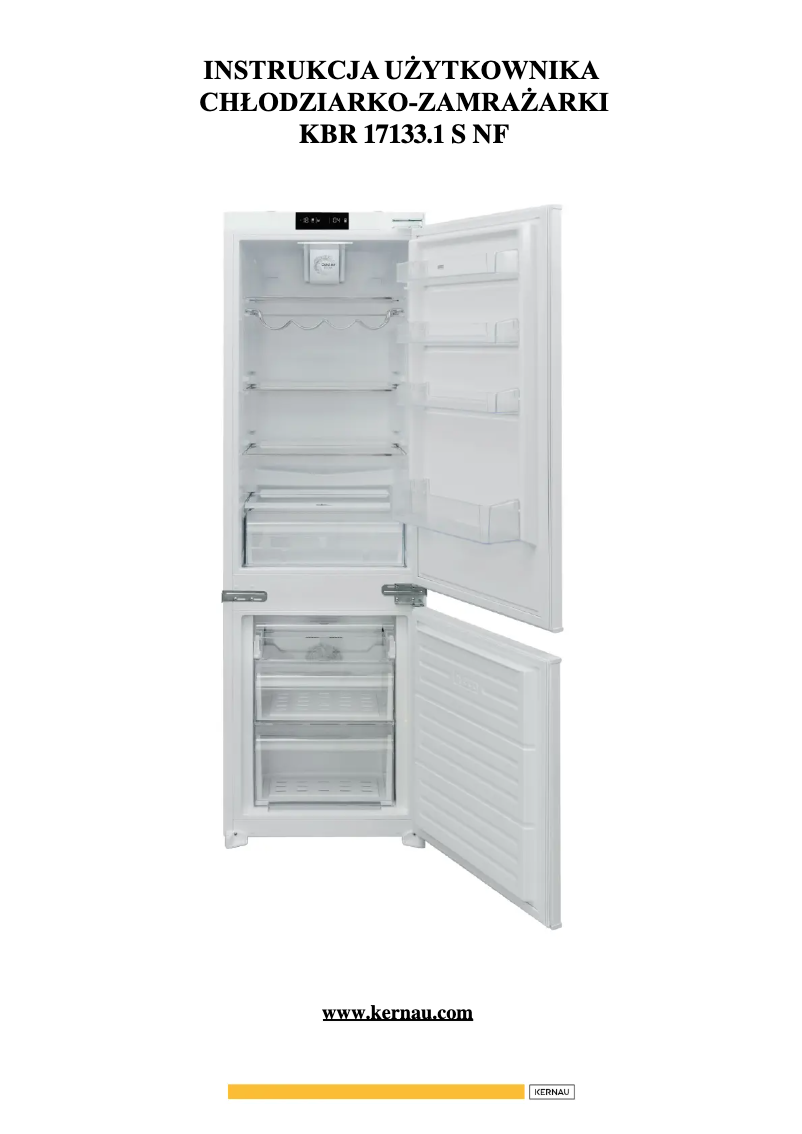Página 1 del manual Manual de usuario Kernau KBR 17133.1 S NF