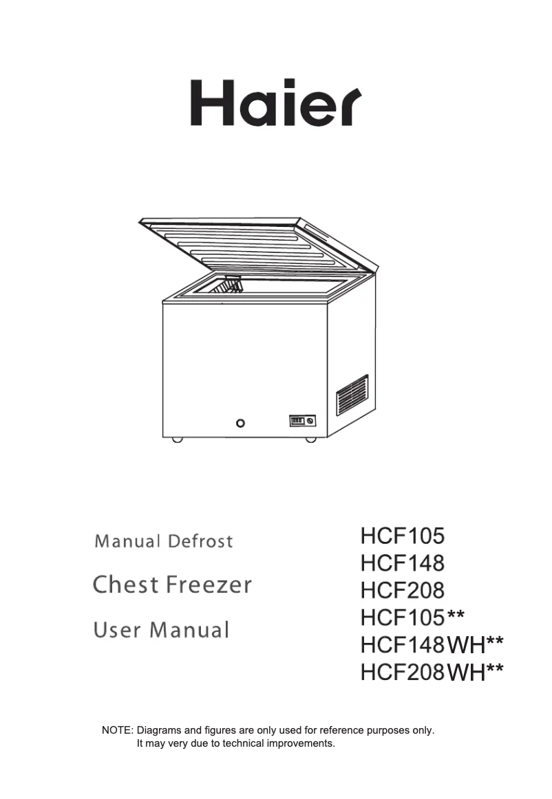 Image de la première page du manuel de l'appareil HCF208