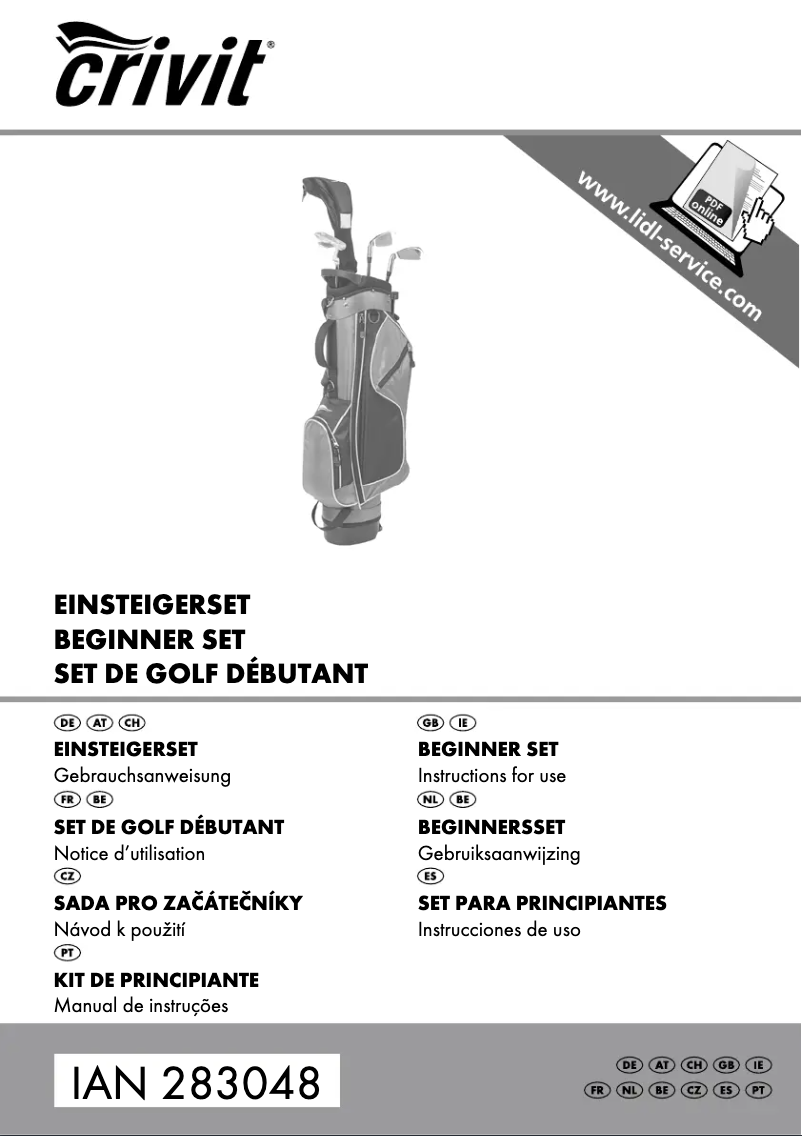 Image de la première page du manuel de l'appareil IAN 283048