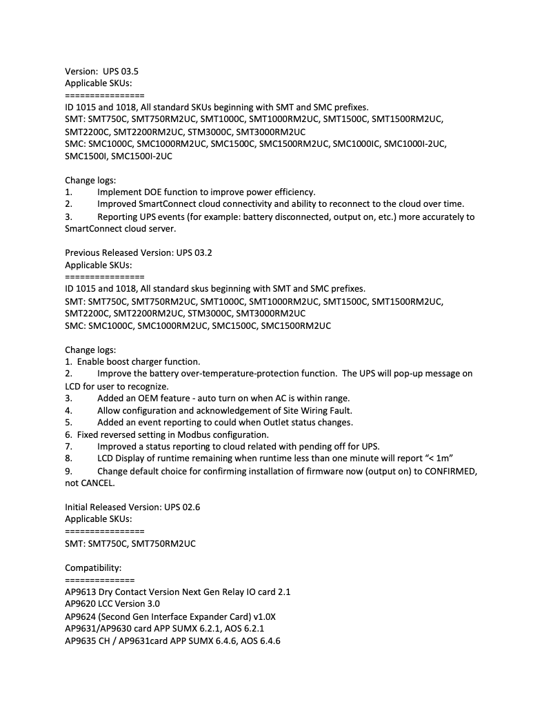 Page 1 de la notice Manuel utilisateur APC S10196162