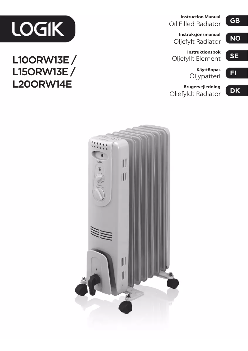 Page 1 de la notice Manuel utilisateur Logik L20ORW14E