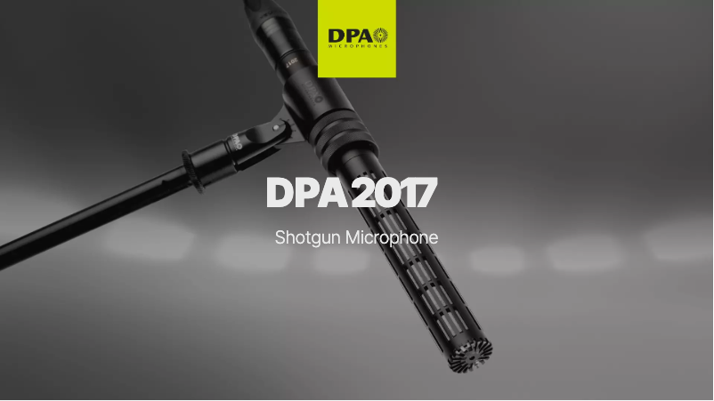 Page n°1 - Manuel utilisateur DPA DPA2017