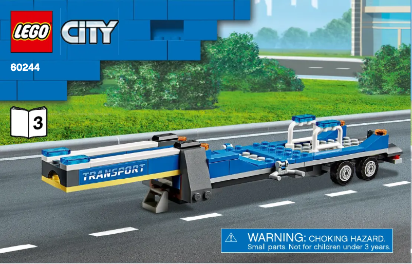 Page 1 de la notice Manuel utilisateur Lego City 60244