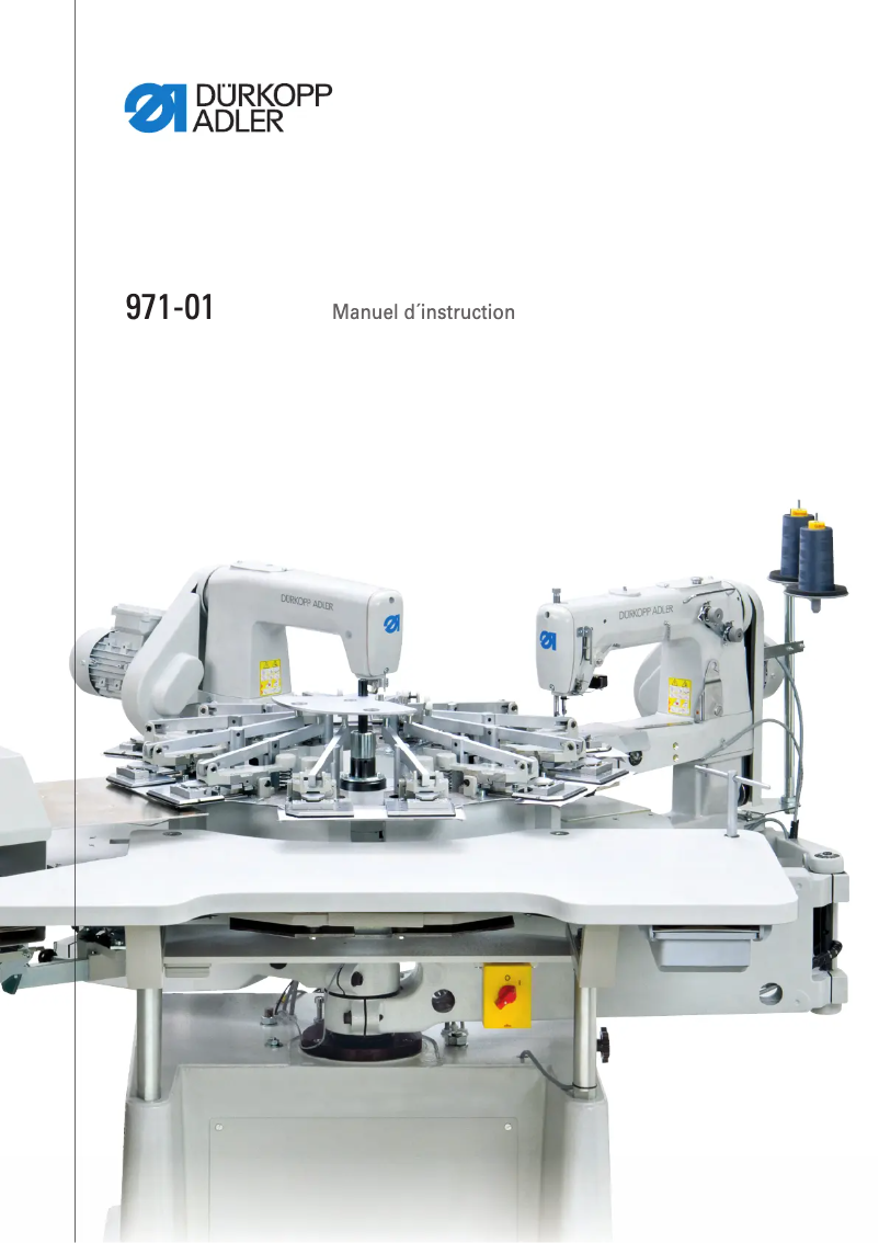 Page 1 de la notice Manuel utilisateur Dürkopp Adler 971-01