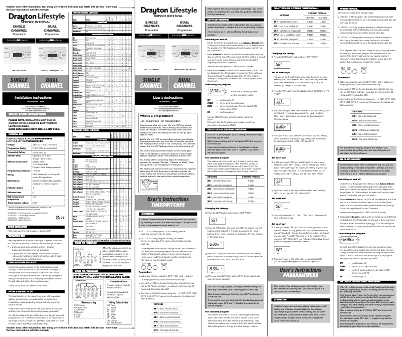Image de la première page du manuel de l'appareil Lifestyle LP111Si