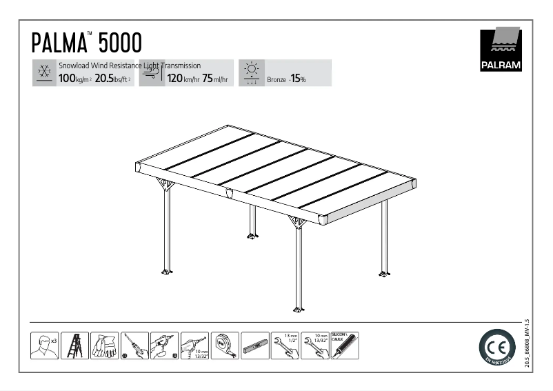Imagen de la primera página del manual del dispositivo Palma 5000