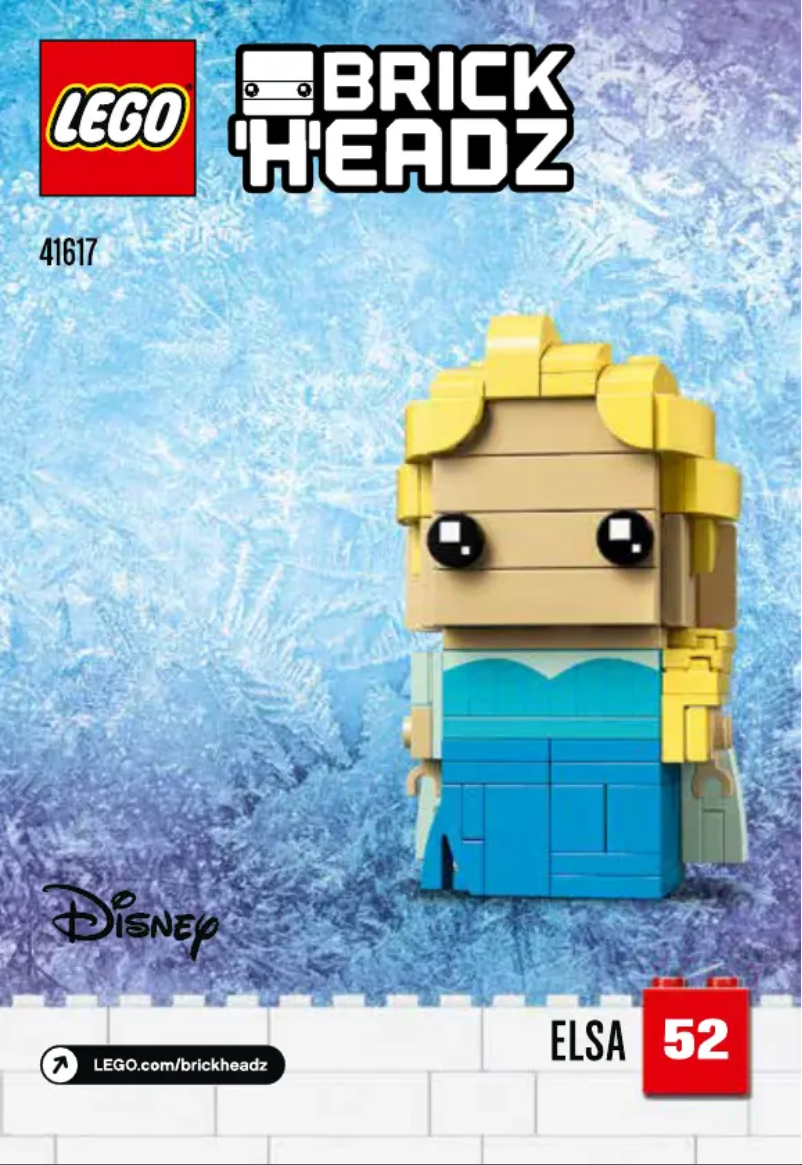 Page n°1 - Manuel utilisateur Lego Brickheadz 41617