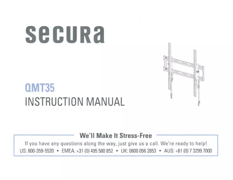 Page n°1 - Manuel utilisateur Secura QMT35