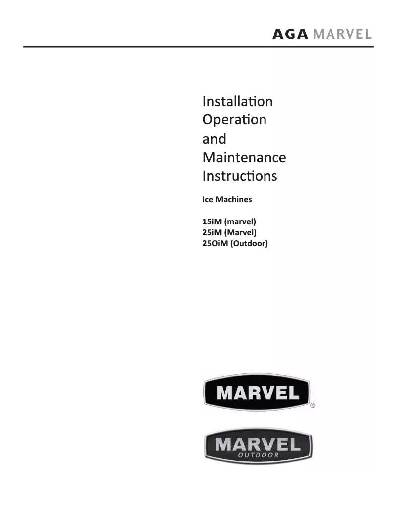 Page n°1 - Manuel utilisateur Marvel 15iM