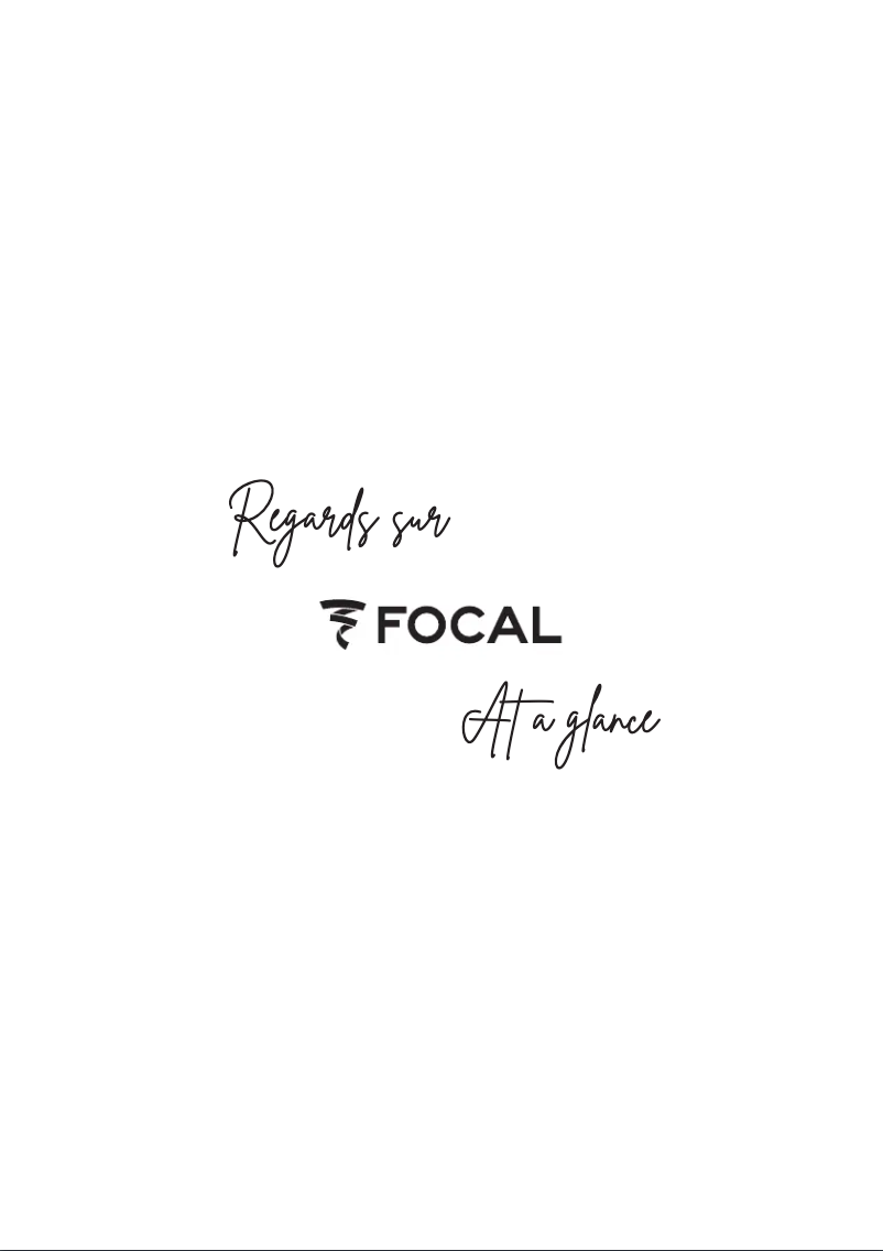 Page 1 de la notice Brochure Focal Sub 10 Slim