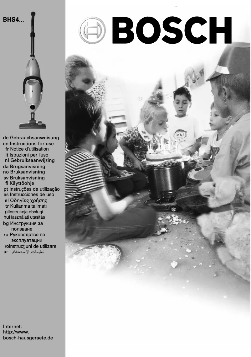 Page n°1 - Manuel utilisateur Bosch BHS 44330