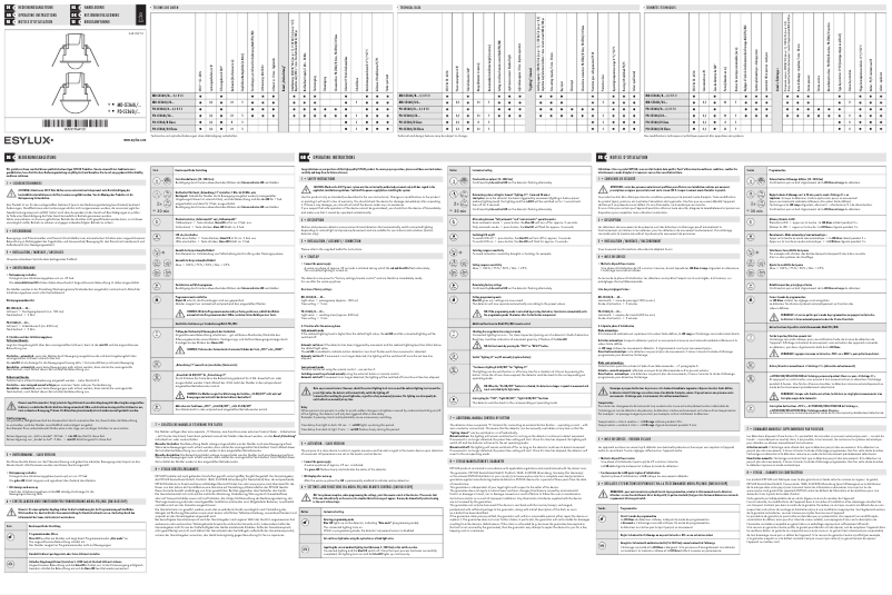 Image de la première page du manuel de l'appareil PD-CE 360/24 Slave
