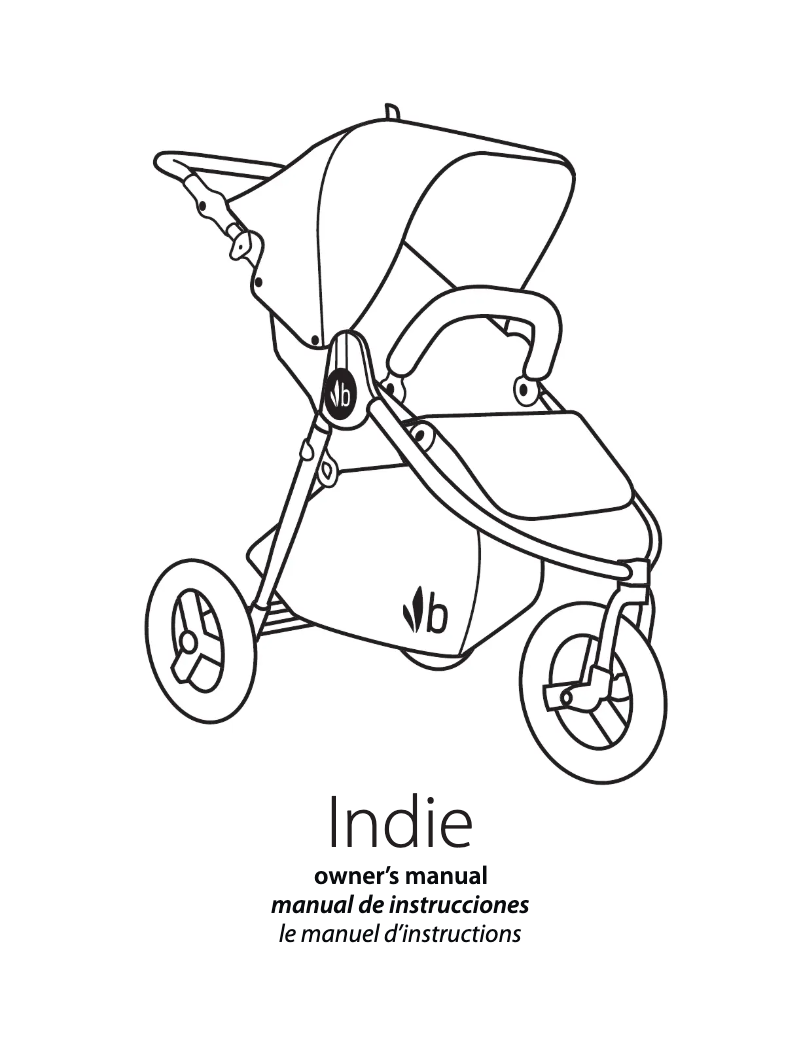 Page 1 de la notice Manuel utilisateur Bumbleride Indie (2018)