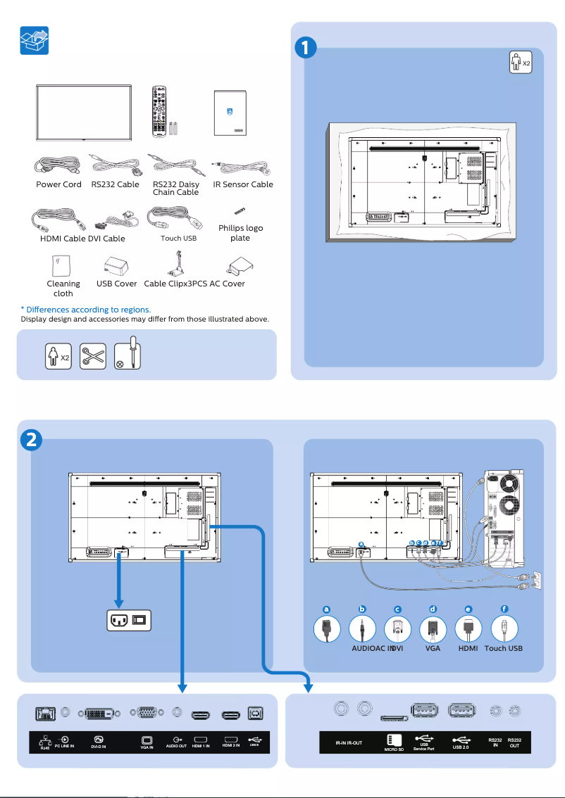 First page image of the manual for 43BDL3452T