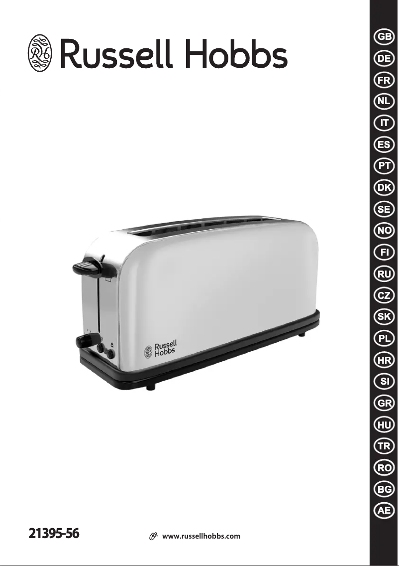 Page n°1 - Manuel utilisateur Russell Hobbs 21395-56