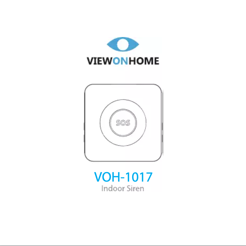 Page 1 de la notice Manuel utilisateur ViewOnHome VOH1017