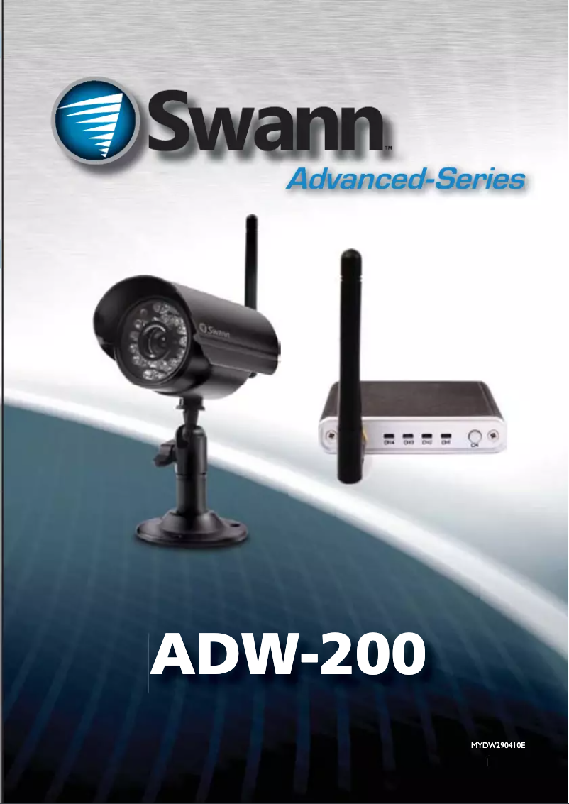 Image de la première page du manuel de l'appareil SW322-YDW