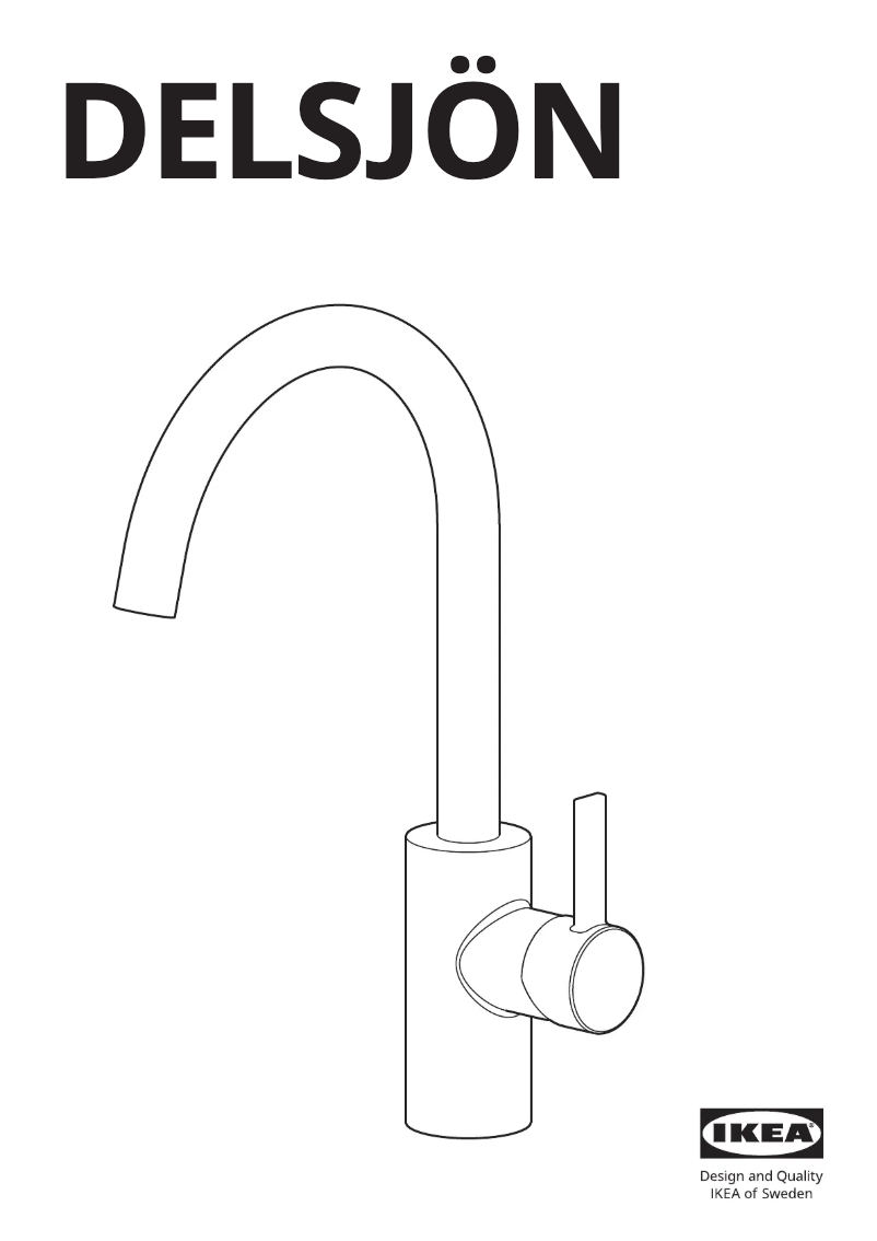 Página 1 del manual Manual de usuario Ikea DELSJÖN 104.780.44