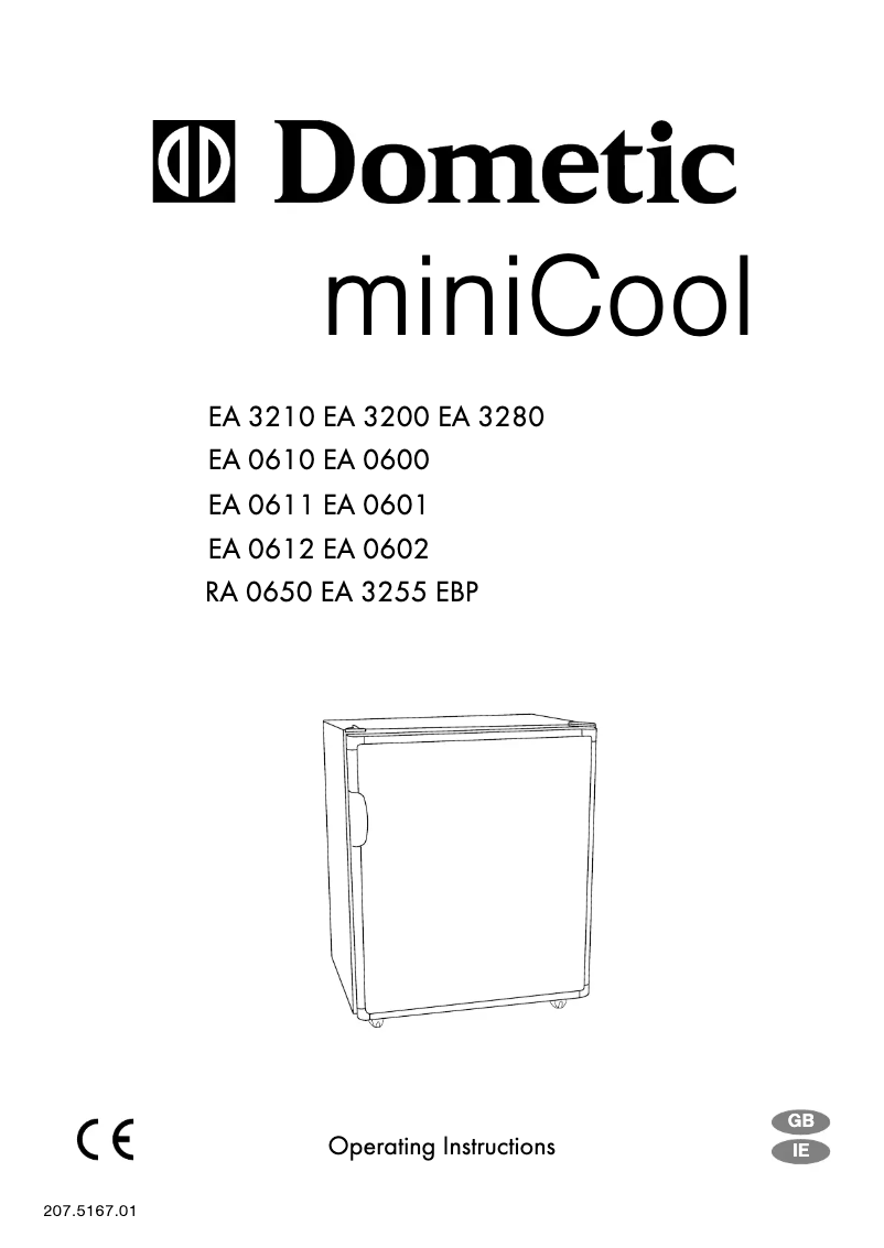 Página 1 del manual Manual de usuario Dometic MiniCool EA3210