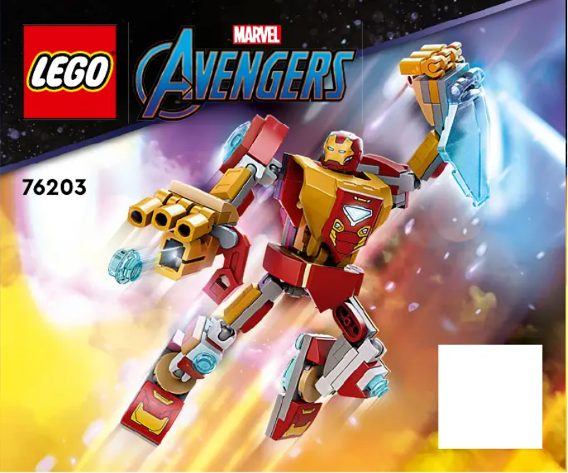 Página 1 del manual Manual de usuario Lego Marvel Avengers 76203